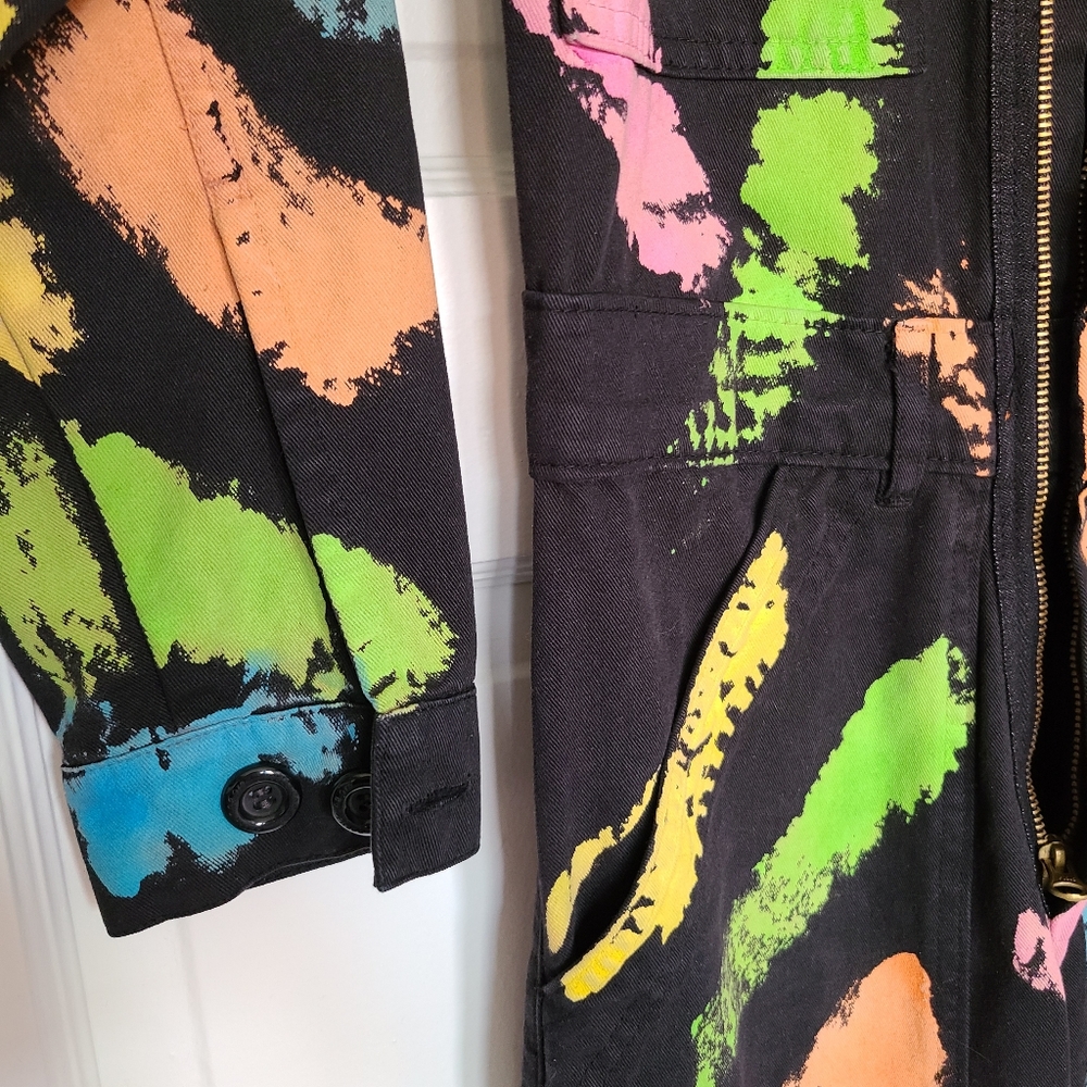NWOT Limited Edition Paint Stroke Everyday Jumpsuit - Picture 4 of 8